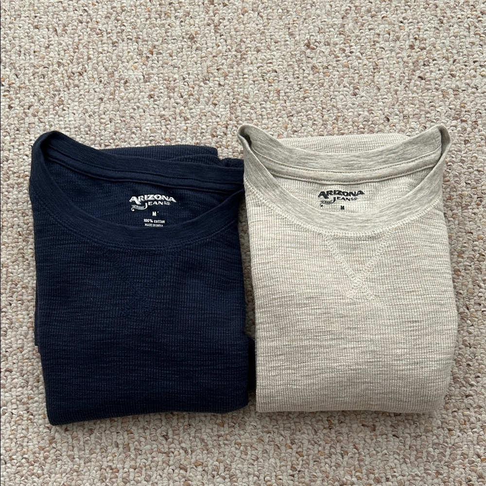 Arizona Jean Company Navy and Beige Sweatshirts